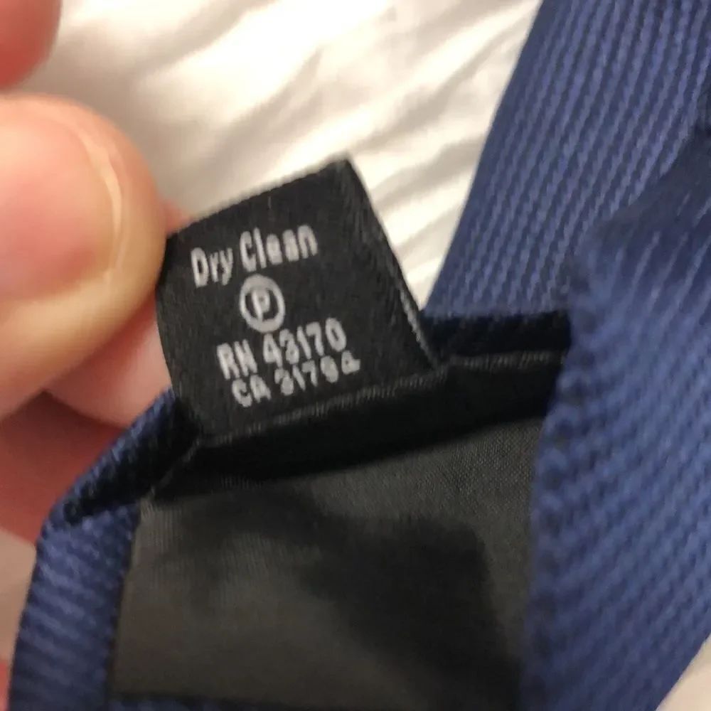 Dockers Navy Textured Polyester Tie - Picture 7 of 7